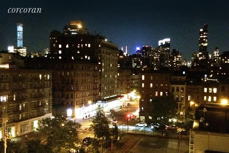 New York City Real Estate | View 105 West 77th Street, 5A | South facing night view. | View 11