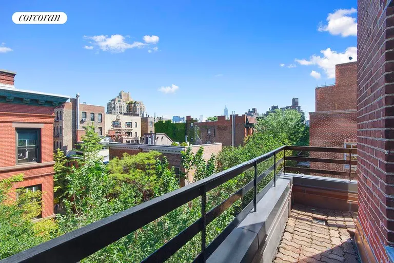 New York City Real Estate | View 81 Bedford Street, 6B | Wrap terrace with views for miles  | View 6