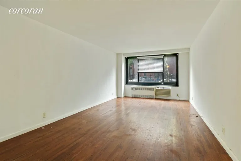 New York City Real Estate | View 185 Hall Street, 107 | Living Room | View 2
