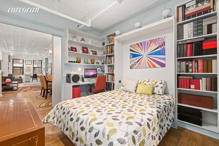 New York City Real Estate | View 131 West 28th Street, 4D | Save space with a Murphy bed or have an office | View 4