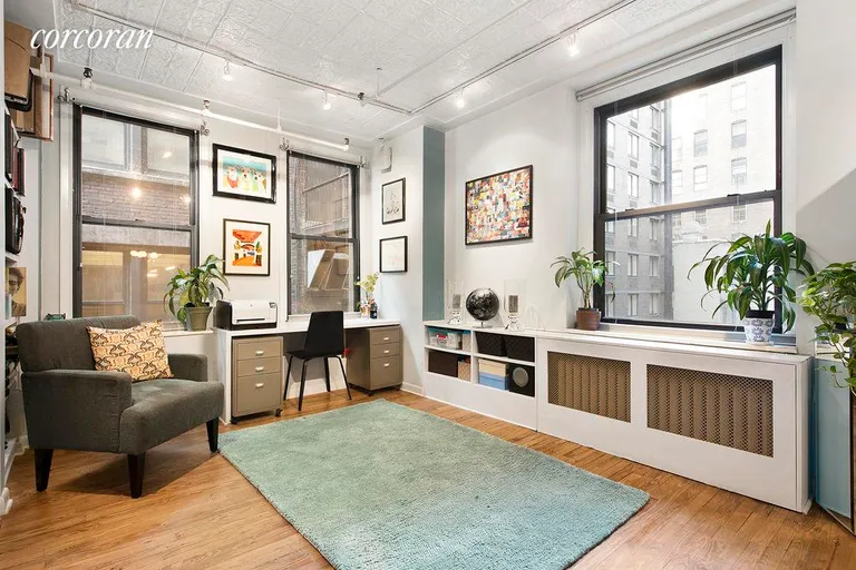 New York City Real Estate | View 131 West 28th Street, 4D | Quiet corner exposure.  | View 3