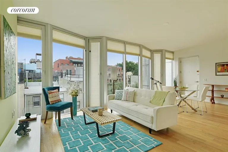 New York City Real Estate | View 580 Carroll Street, 4A | Living Room / Dining Room | View 2