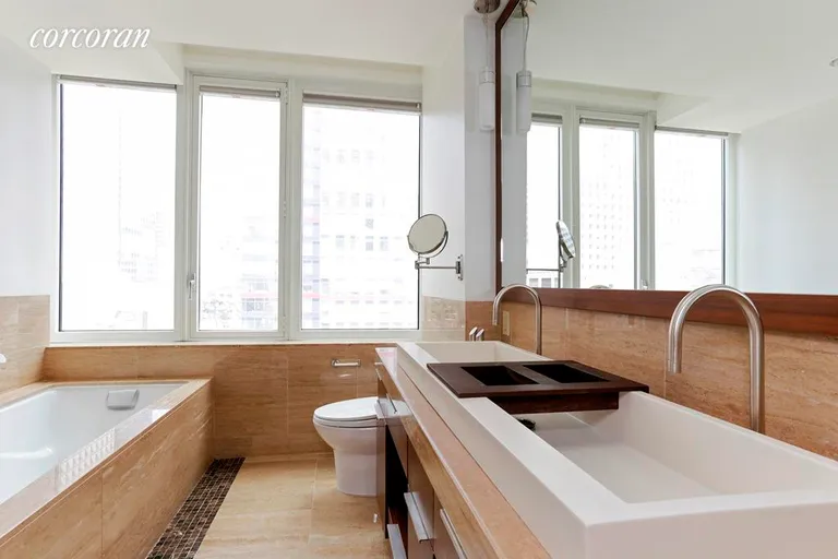 New York City Real Estate | View 250 East 53rd Street, 1102 | Double sinks, soaking tub and separate shower! | View 4