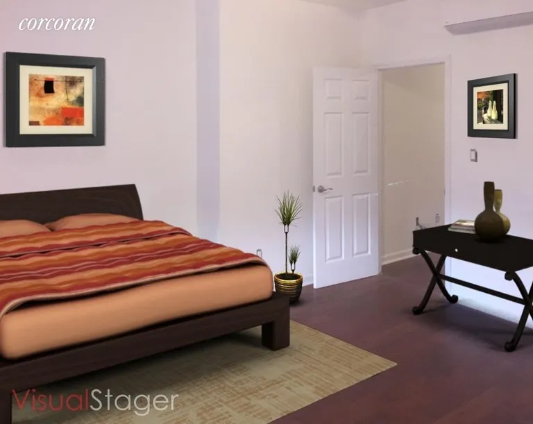 New York City Real Estate | View 86 16th Street, 1 | King-sized Bedroom Virtually Staged | View 4