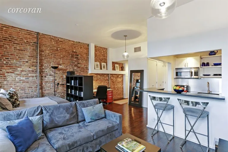 New York City Real Estate | View 560 State Street, 1A | Kitchen / Living Room | View 11