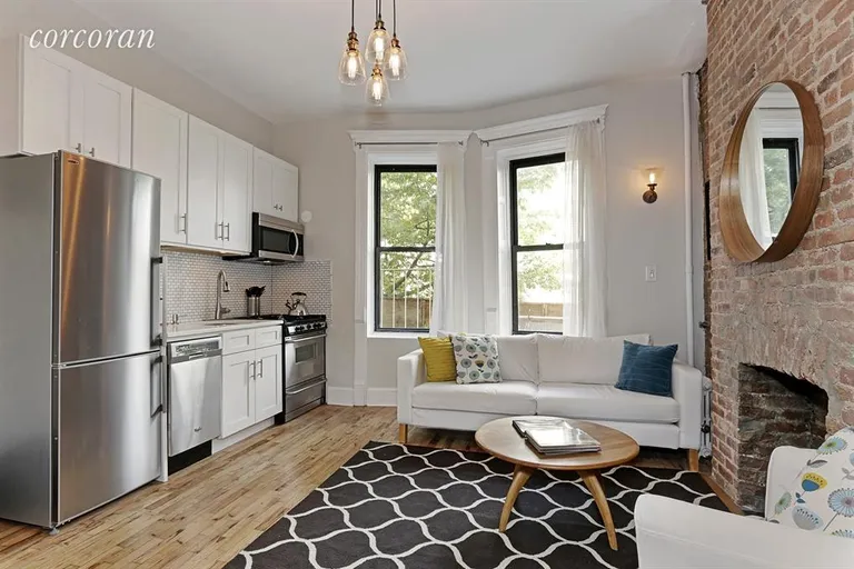 New York City Real Estate | View 675 Vanderbilt Avenue, 1A | Kitchen / Living Room | View 6