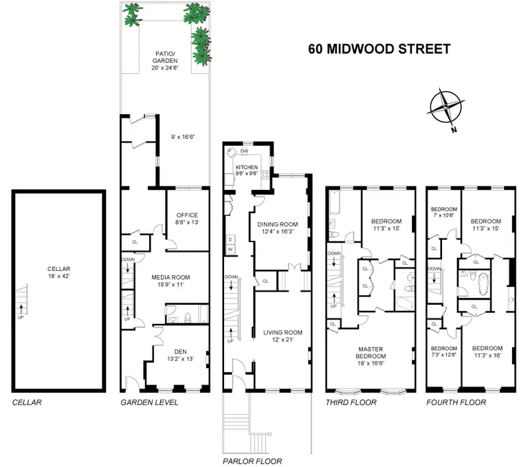 60 Midwood Street | floorplan | View 7
