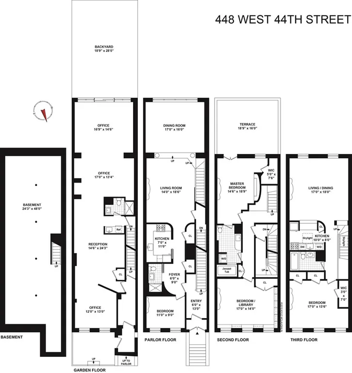 448 West 44th Street | floorplan | View 17