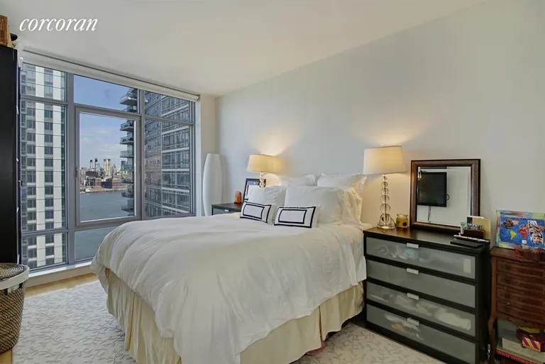 New York City Real Estate | View 1 NORTHSIDE PIERS, 21C | Bedroom | View 3