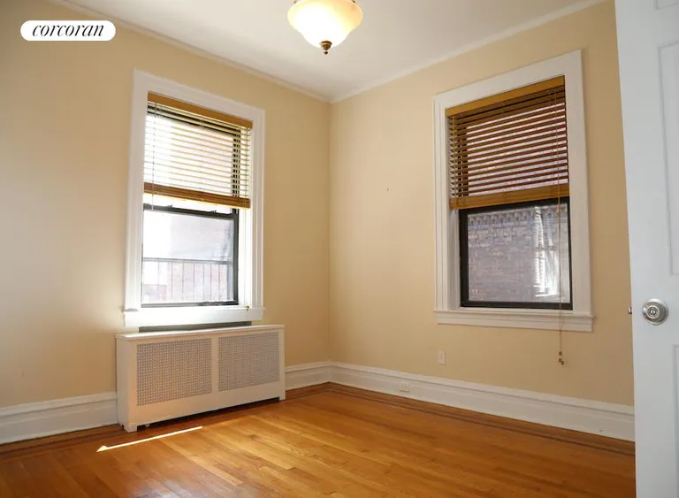 New York City Real Estate | View 309 Clinton Avenue, 2 | Custom window treatments in master bedroom... | View 6