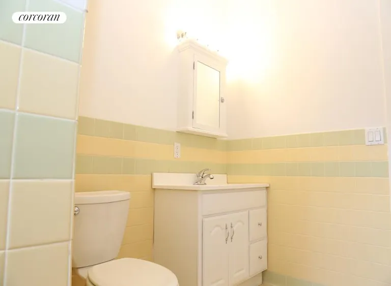 New York City Real Estate | View 309 Clinton Avenue, 2 | Wndowed bathroom w/ standing shower | View 12