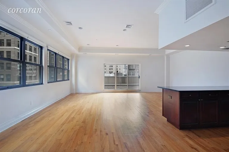 New York City Real Estate | View 25 Murray Street, 7H | Kitchen / Living Room | View 3