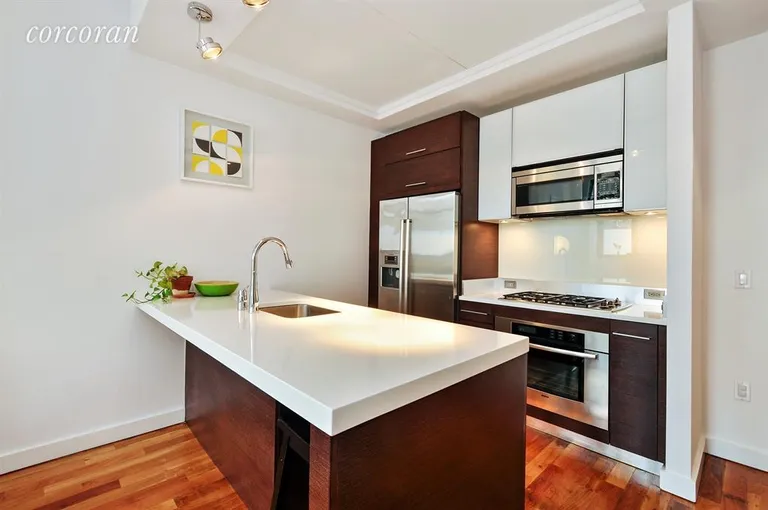 New York City Real Estate | View 161 North 4th Street, 1F | Sleek kitchen with Bosch appliances | View 2