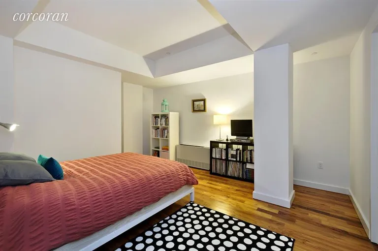 New York City Real Estate | View 161 North 4th Street, 1F | Large lower living area used as BR | View 3