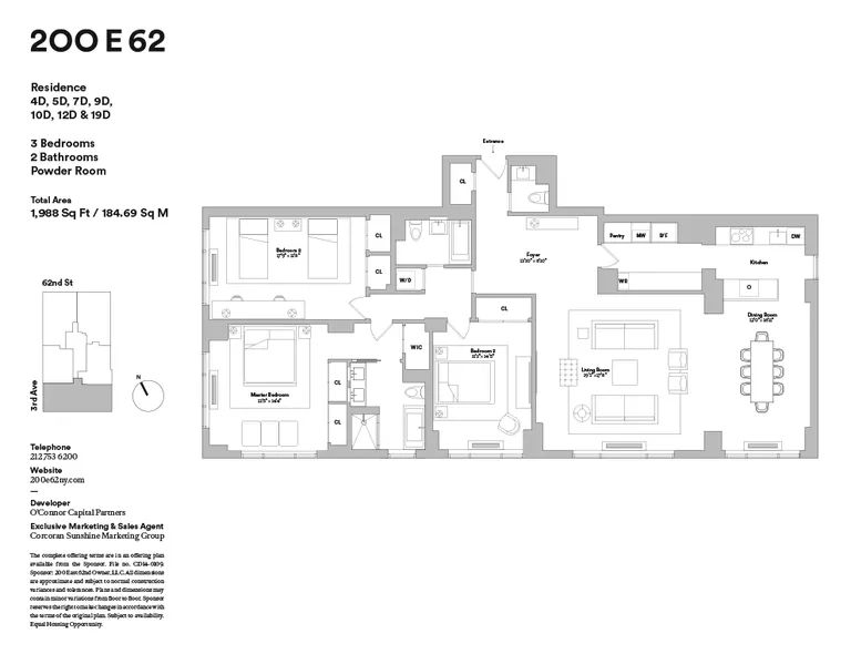 200 East 62Nd Street, 5D | floorplan | View 8