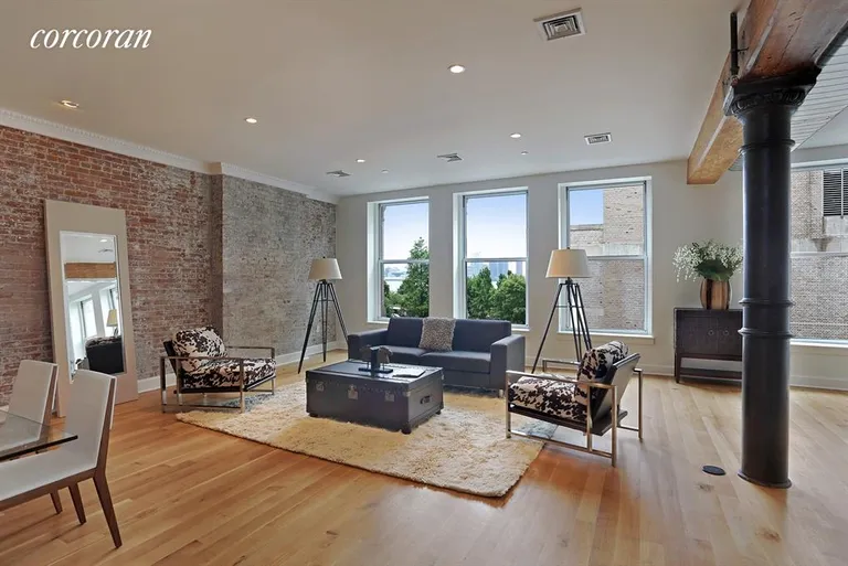 New York City Real Estate | View 481 Washington Street, 3S | Living Room | View 2