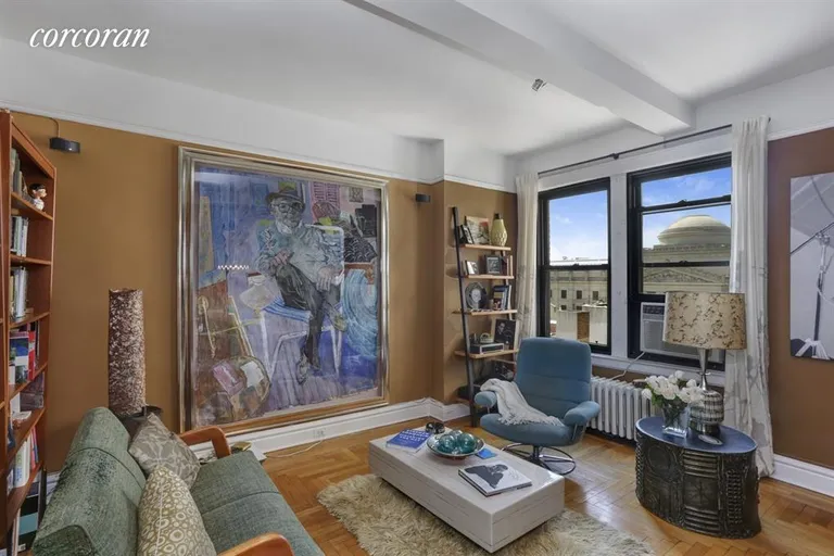 New York City Real Estate | View 135 Eastern Parkway, 8K | Sitting room with dramatic views... | View 5