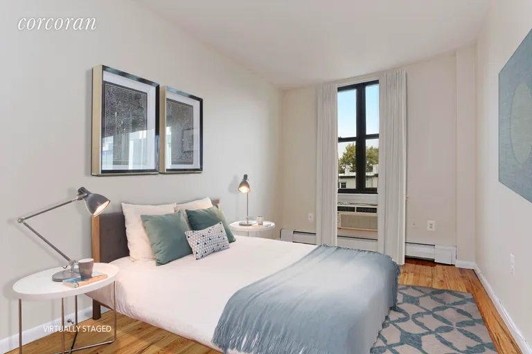 New York City Real Estate | View 243 8th Street, 3R | 2nd Bedroom, staged | View 6