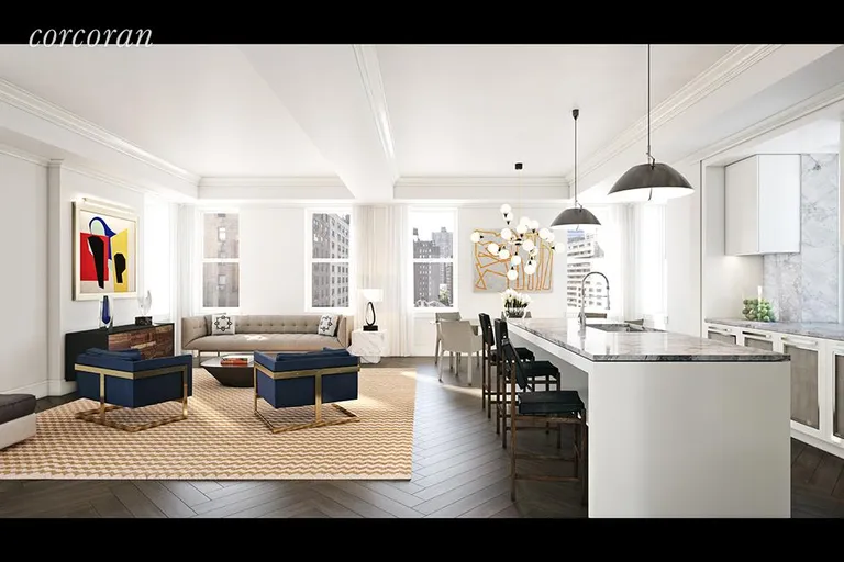 New York City Real Estate | View 344 West 72nd Street, 608 | 3 Beds, 3 Baths | View 1