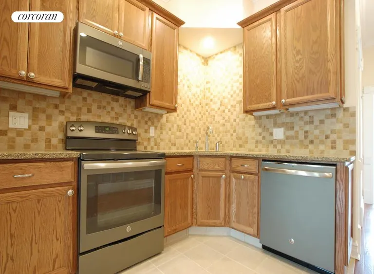 New York City Real Estate | View 769 Jefferson Avenue, #3 | 4-piece stainless steel GE kitchen appliance suite | View 2