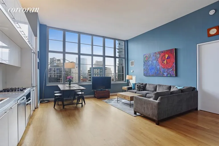 New York City Real Estate | View 27-28 Thomson Avenue, 804 | Living Room | View 3