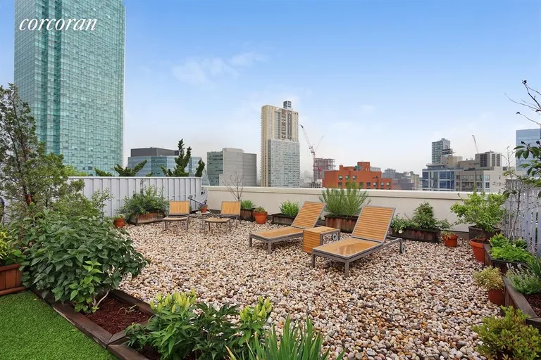 New York City Real Estate | View 27-28 Thomson Avenue, 804 | Roof Deck | View 2