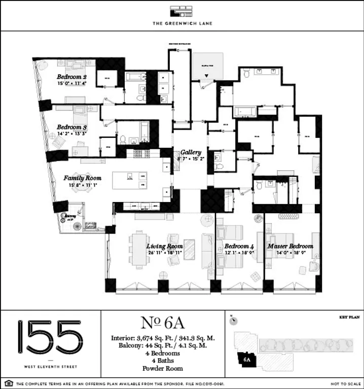 155 West 11th Street, 6A | floorplan | View 4