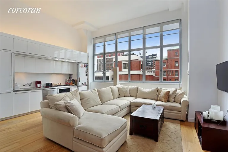 New York City Real Estate | View 27-28 Thomson Avenue, 341 | 1 Bed, 2 Baths | View 1