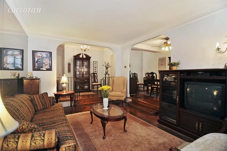 New York City Real Estate | View 210 West 19th Street, 1E | Living Room | View 2
