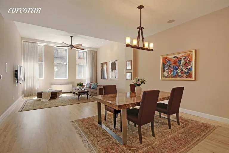 New York City Real Estate | View 420 West 25th Street, 2G | Living Room / Dining Room | View 2