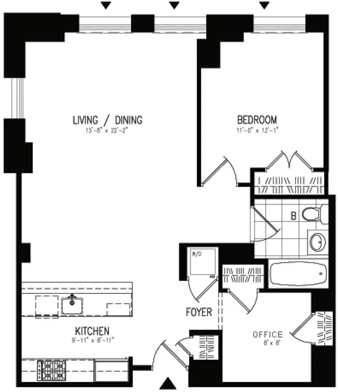 1 Hanson Place, 10B | floorplan | View 7