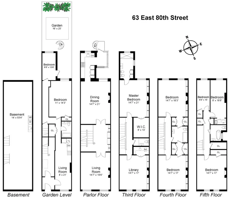 63 East 80th Street | floorplan | View 8