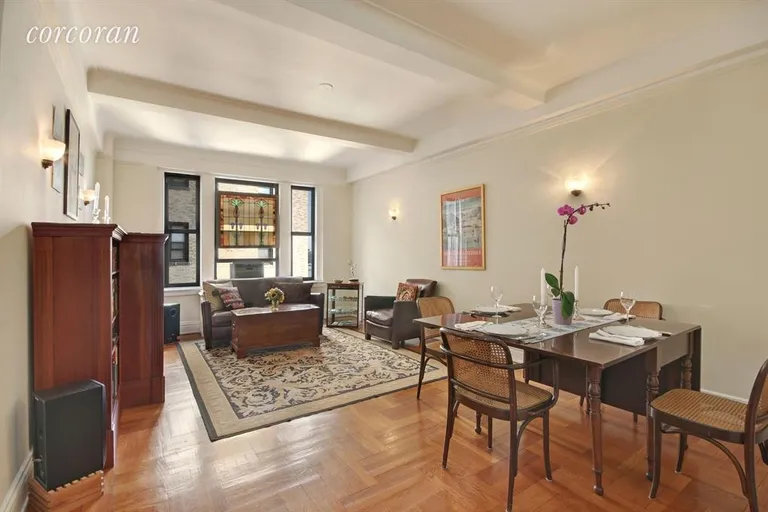New York City Real Estate | View 825 West End Avenue, 12A | Dining Room/Library | View 2