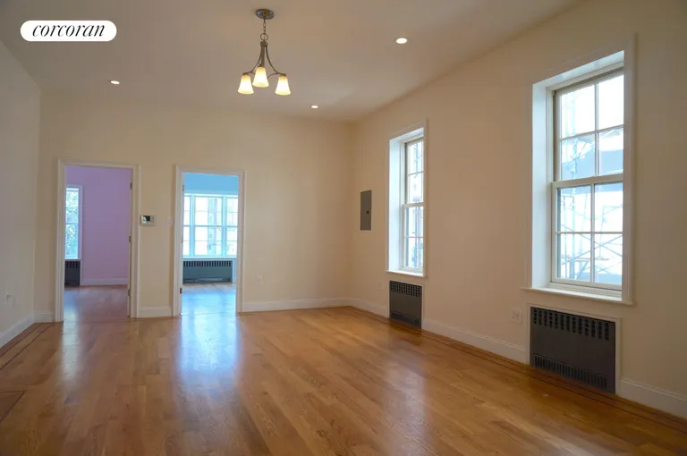 New York City Real Estate | View 374 Lefferts Avenue, 2 | ~18' wide Living Room | View 6