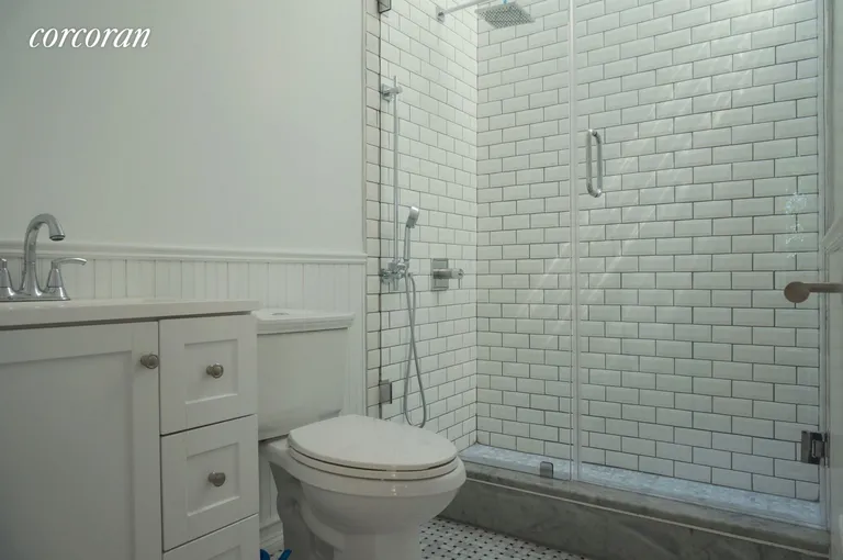 New York City Real Estate | View 374 Lefferts Avenue, 2 | Marbled Master Bath | View 3