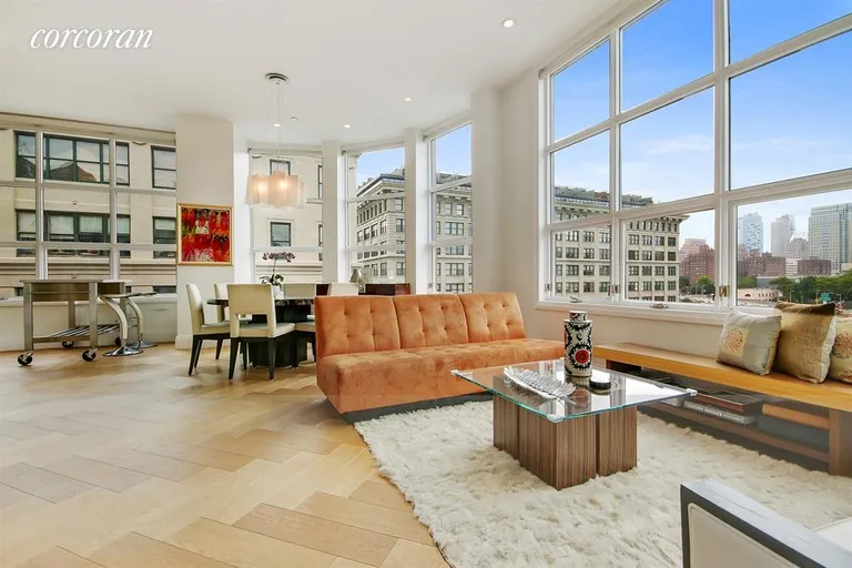 New York City Real Estate | View 42 Main Street, 10F | 3 Beds, 2 Baths | View 1