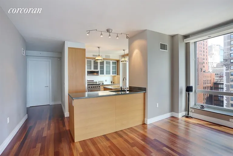 New York City Real Estate | View 30 West Street, 27E | Kitchen / Dining Room | View 4