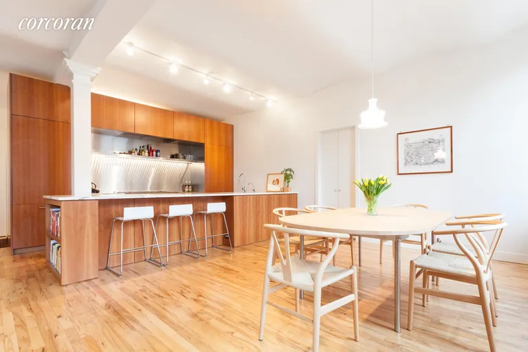 New York City Real Estate | View 45 Lispenard Street, 7W | Dining and Open Chef's Kitchen  | View 2