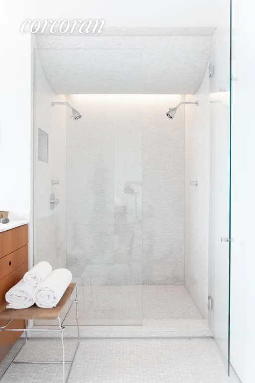 New York City Real Estate | View 45 Lispenard Street, 7W | Double Shower Heads in Master Bathroom | View 8