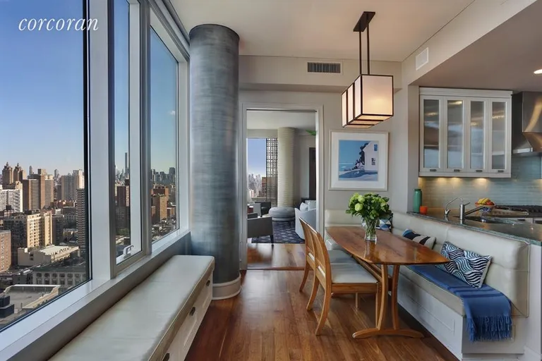New York City Real Estate | View 245 West 99th Street, 28B | Breakfast Nook | View 5