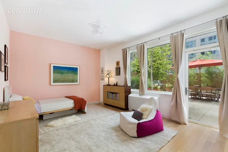 New York City Real Estate | View 22 North 6th Street, 3D | Master Bedroom off Garden | View 4