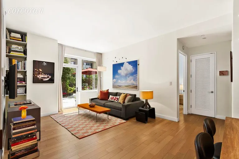 New York City Real Estate | View 22 North 6th Street, 3D | Foor to Ceiling Windows to  Garden | View 3