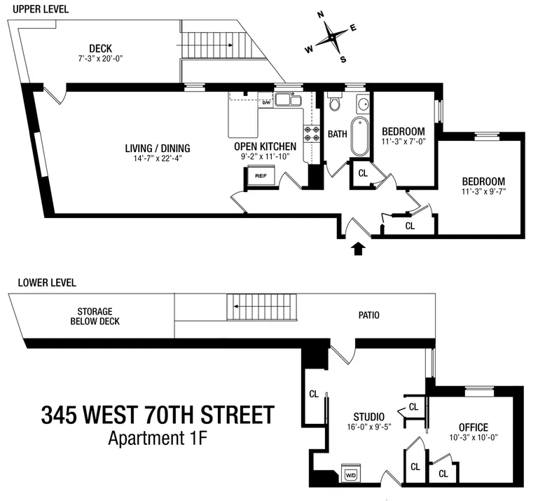 345 West 70th Street, 1F | floorplan | View 15