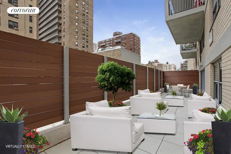 New York City Real Estate | View 100 West 93rd Street, 2F | 400 square foot terrace | View 3