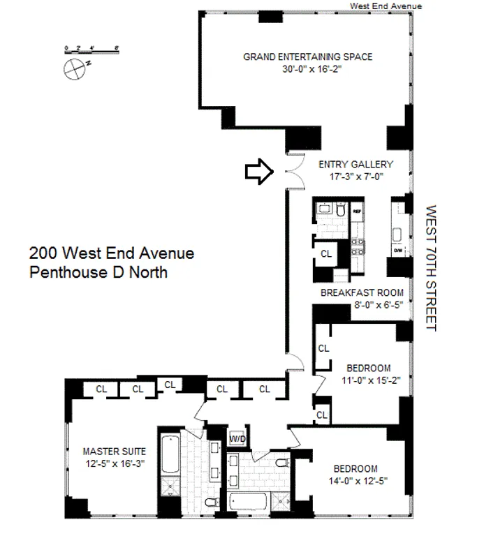 200 West End Avenue, PHDN | floorplan | View 19