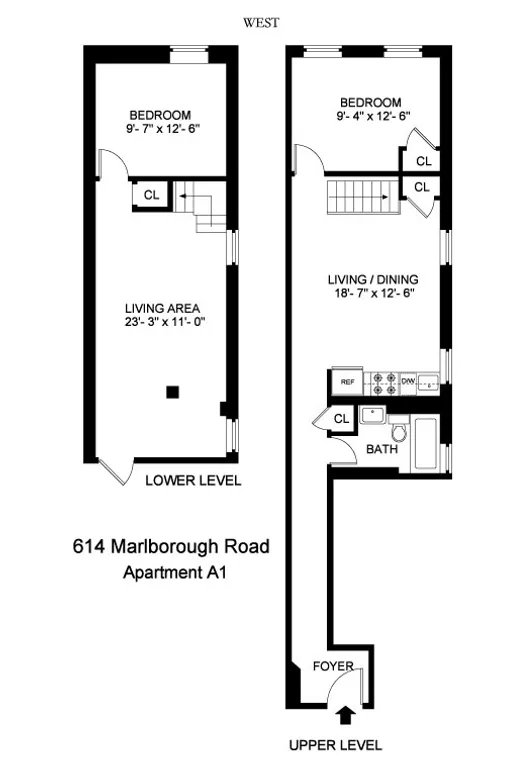 614 Marlborough Road, A1 | floorplan | View 6
