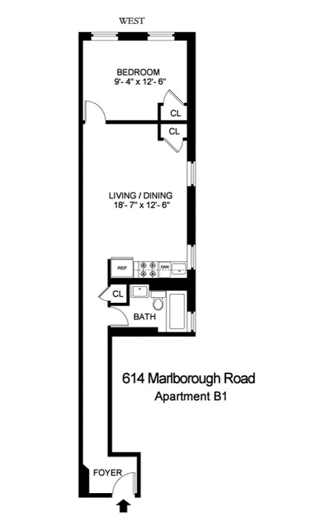 614 Marlborough Road, B1 | floorplan | View 4