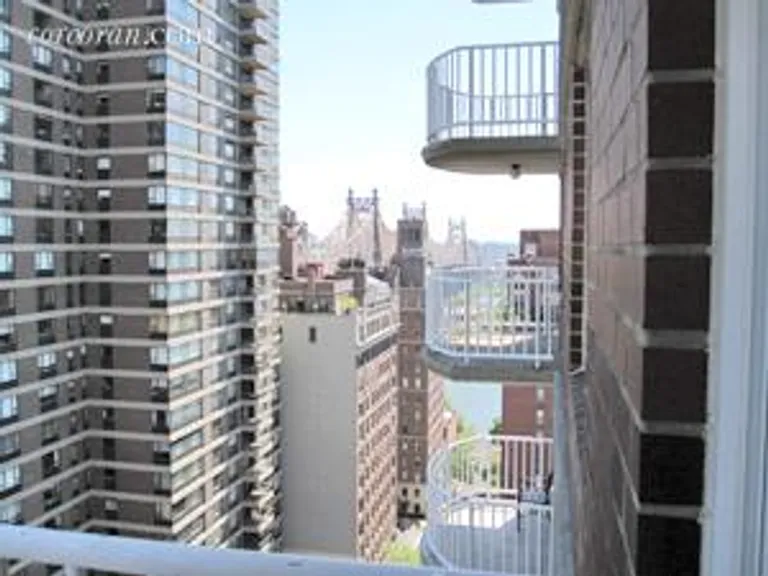 New York City Real Estate | View 420 East 58th Street, 21B | Balcony | View 2