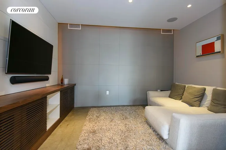 New York City Real Estate | View 525 West 22nd Street, 5D | cozy media room | View 7