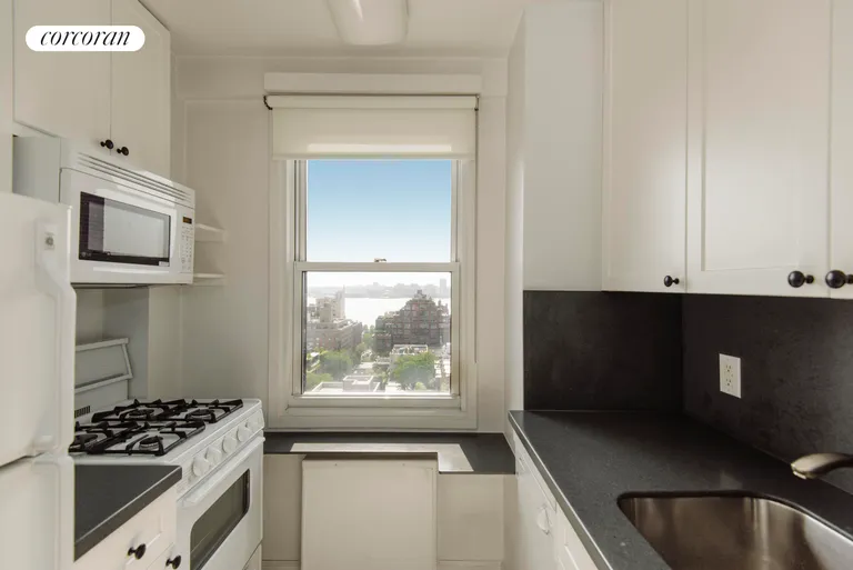 New York City Real Estate | View 61 Jane Street, 18M | Windowed Kitchen | View 6